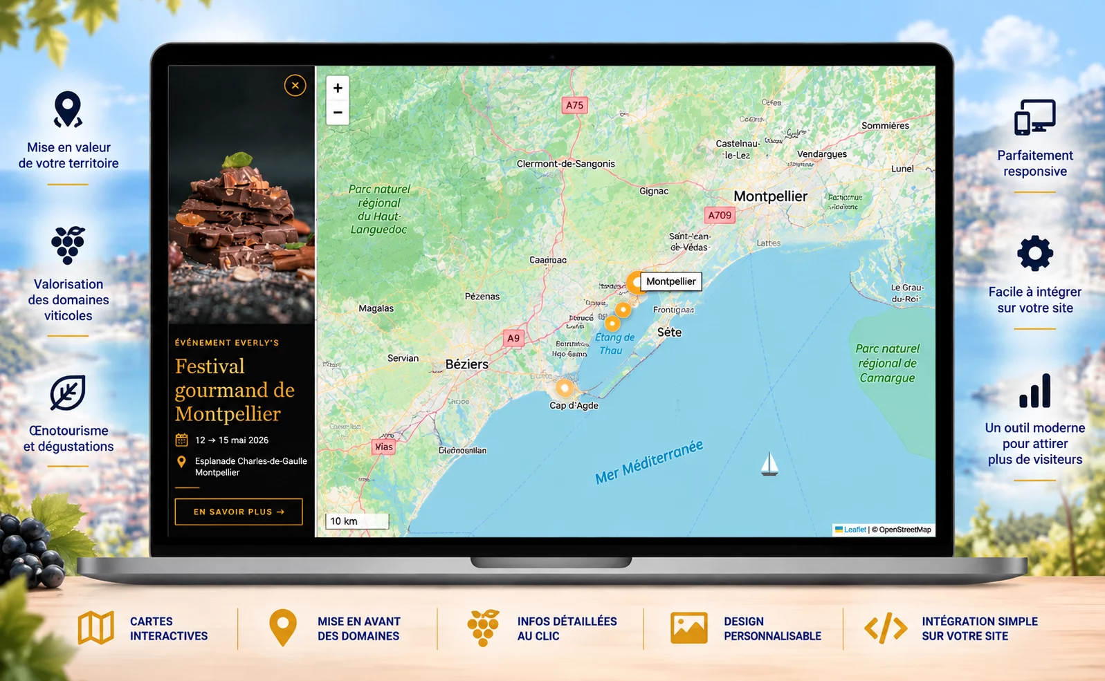 Carte interactive sur mesure pour site internet – Image 6