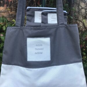Sac cabas sac de course sac d'épicerie personnalisable de marché lavable pour femme homme réutilisable économique responsable cadeau mère