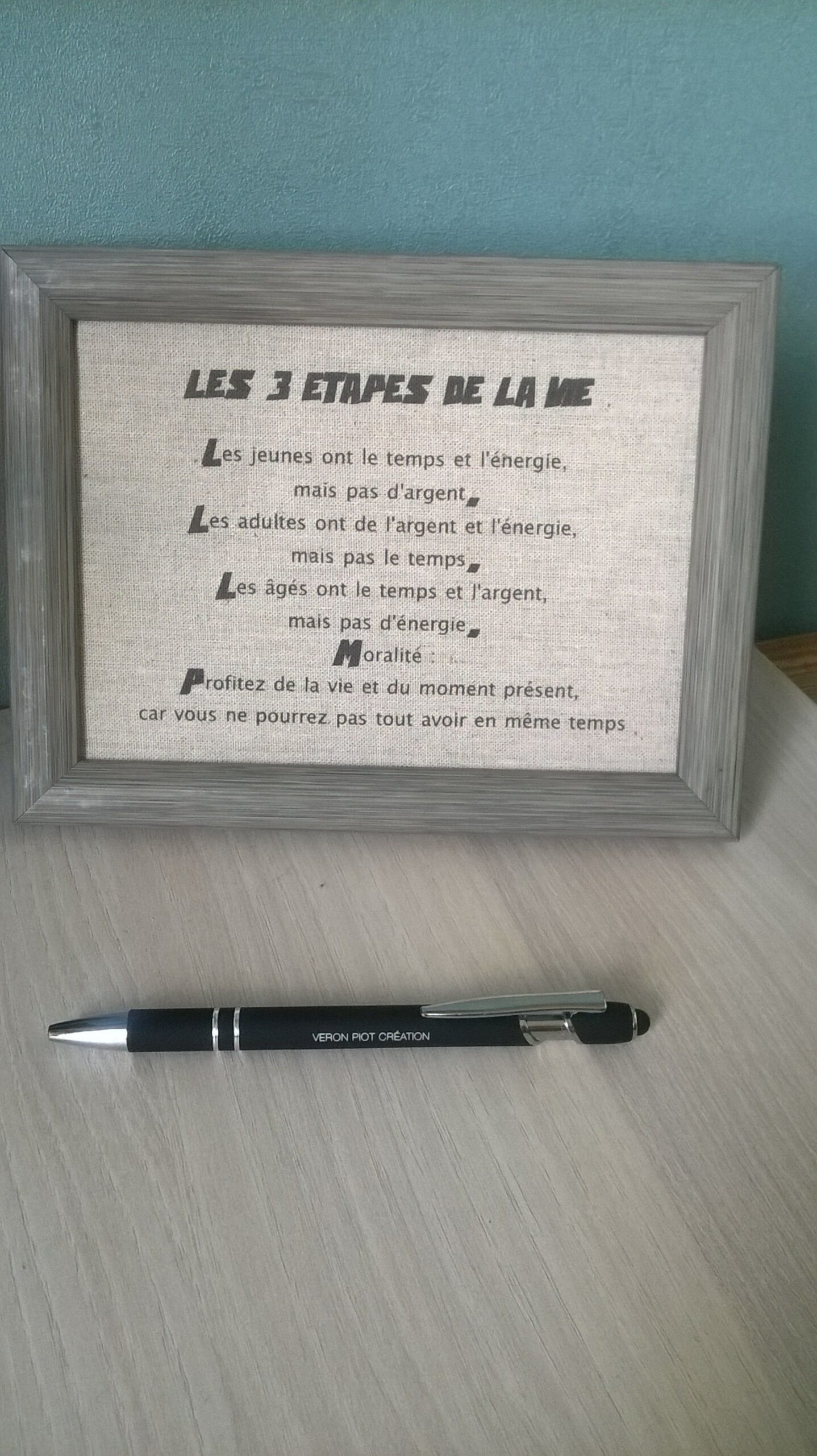 Impression personnalisée, art mural d'impression, cadre mural ou à poser cadeau anniversaire fête des mères, des pères crémaillère mariage