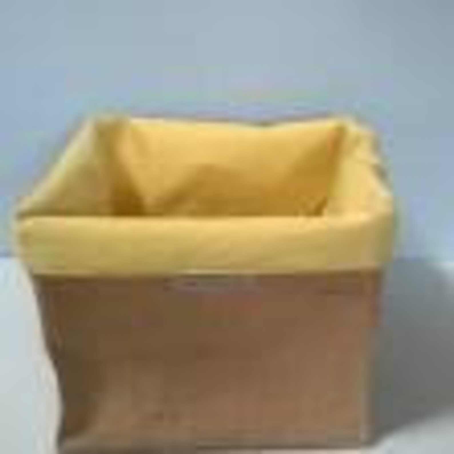 Panier rangement toile de jute écologique jaune vert orange organisation décoration colorée chambre salon maison cadeau veronpiotcreation