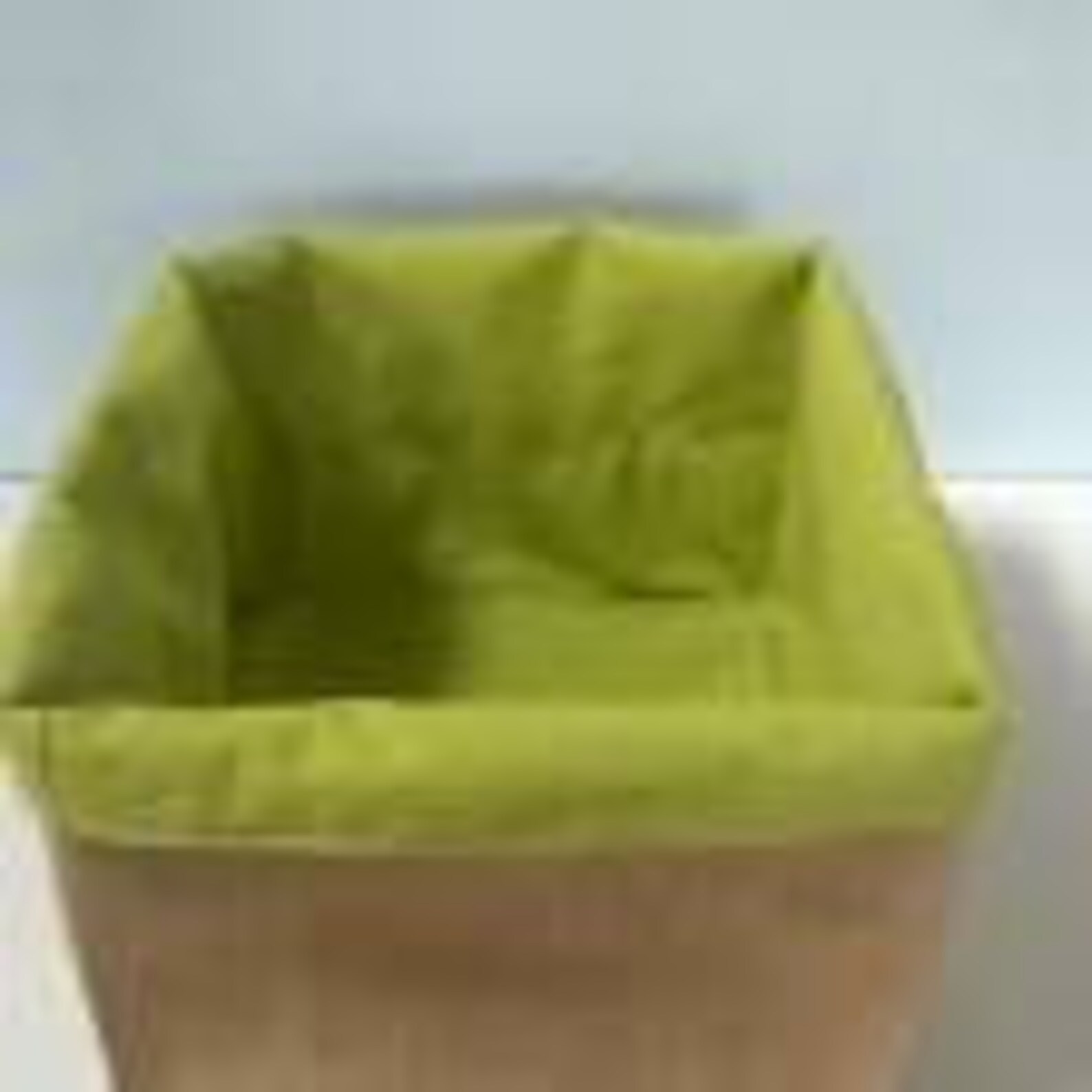 Panier rangement toile de jute écologique jaune vert orange organisation décoration colorée chambre salon maison cadeau veronpiotcreation