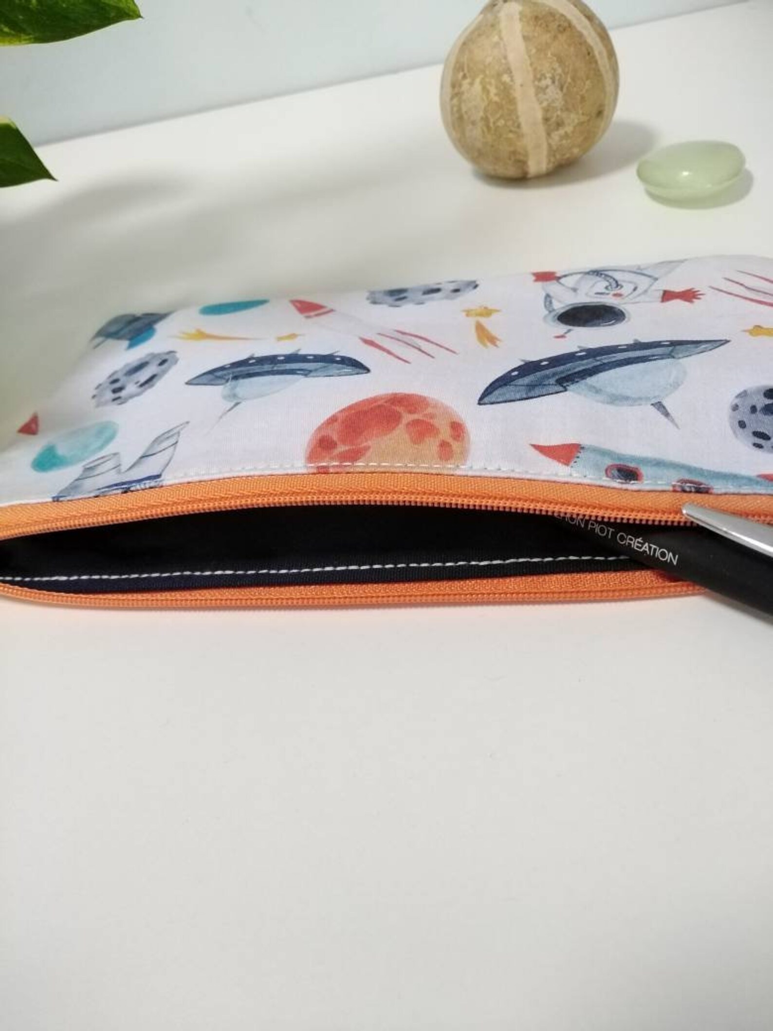 Trousse scolaire, étui à crayon, trousse pour l'école , trousse à crayon pour la rentrée scolaire en tissu