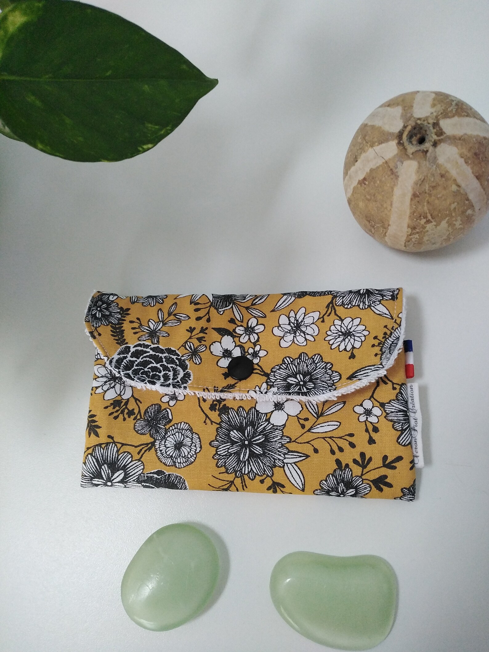 pochette savon étui savon pochette à savon pochette étui en éponge cadeau zéro déchet veronpiotcreation fait main
