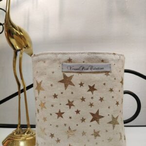 rangement Organisation décoration Vide poche panier rangement lin doré pour toute la maison cache pot décoration veronpiotcréation