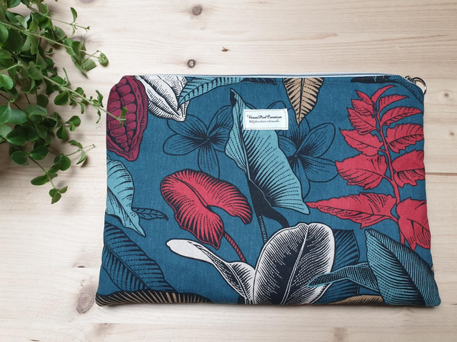 Pochette en tissu molletonnée pour tablette