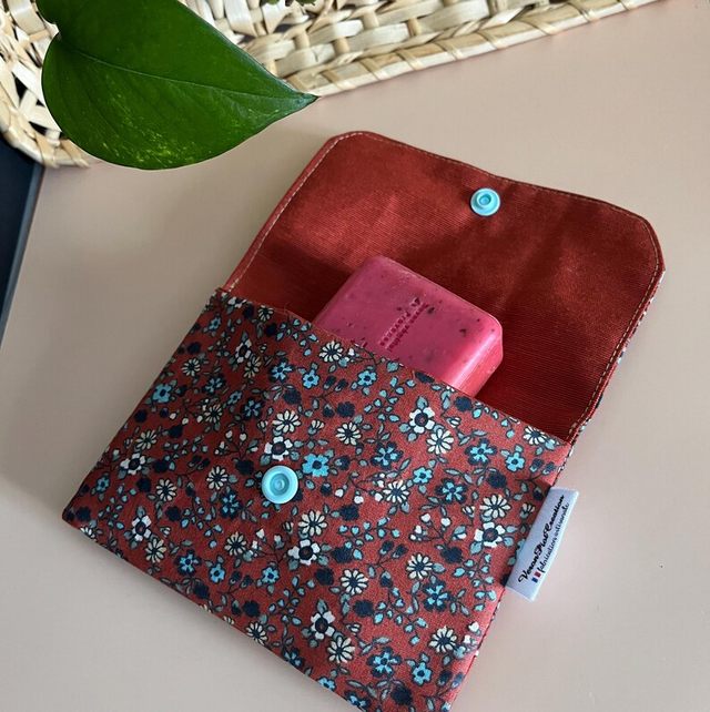 Pochette à savon solide ou à shampoing solide