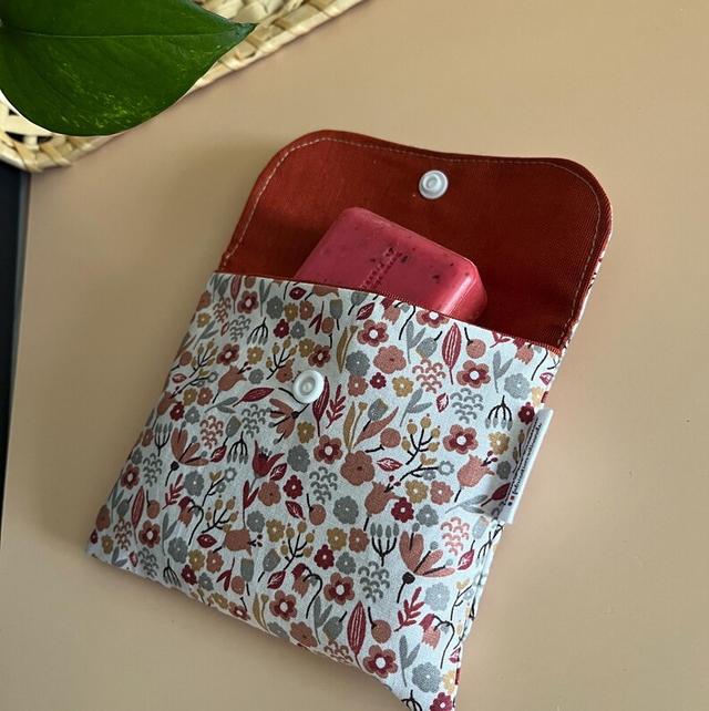 Pochette à savon solide ou à shampoing solide