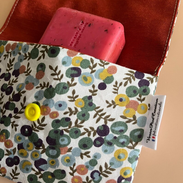 Pochette à savon solide ou à shampoing solide